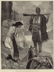 Transporting Supplies for Montenegrin Troops at Podgoritza